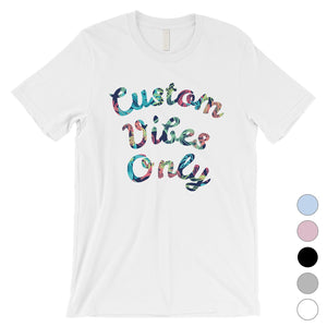 Colorful Overlay Text Great Power Cool Mens Personalized T-Shirt