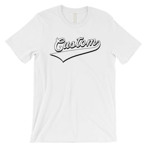 White College Swoosh Classic Cool Mens Personalized T-Shirt Gift