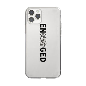 LGBT Engayged Clear Phone Case