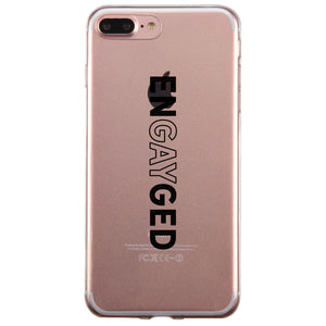 LGBT Engayged Clear Phone Case