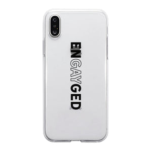 LGBT Engayged Clear Phone Case