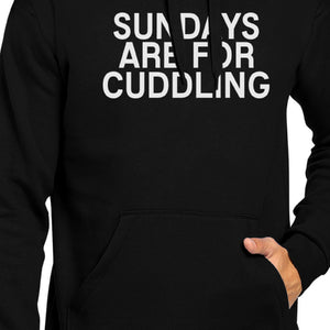 Sundays Are For Cuddling Hoodie Cute Graphic Hooded Sweatshirt - 365INLOVE