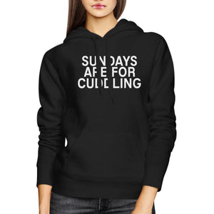 Sundays Are For Cuddling Hoodie Cute Graphic Hooded Sweatshirt - 365INLOVE