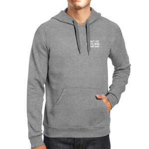 Don't Let Idiot Ruin Your Day Unisex Heather Grey Hoodie Typography - 365INLOVE