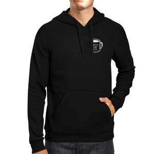 Coffee For Life Black Hoodie Pullover Fleece For Coffee Lovers - 365INLOVE
