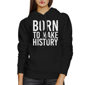 Born To Make history Black Hoodie Pullover Fleece Yuri on Ice - 365INLOVE