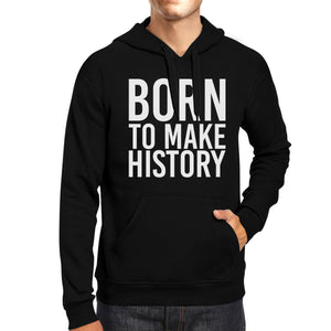 Born To Make history Black Hoodie Pullover Fleece Yuri on Ice - 365INLOVE