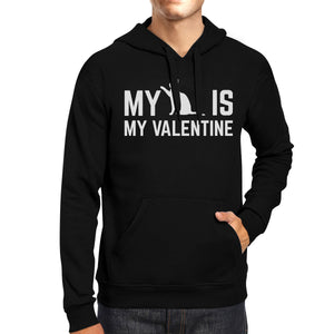 My Cat My Valentine Unisex Hoodie Valentines Day Gift For Cat Lover - 365INLOVE