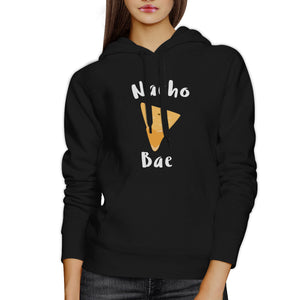 Nacho Bae Unisex Black Hoodie Cute Graphic Funny Gift Food Lovers - 365INLOVE