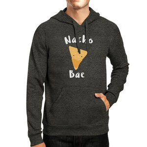 Nacho Bae Unisex Gray Hoodie Cute Graphic Funny Gift Food Lover - 365INLOVE