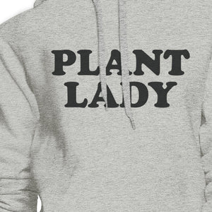 Plant Lady Unisex Grey Cute Graphic Hoodie Funny Gift Ideas For Her - 365INLOVE