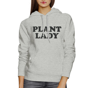 Plant Lady Unisex Grey Cute Graphic Hoodie Funny Gift Ideas For Her - 365INLOVE