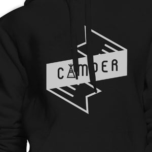 Camper Unisex Black Hoodie Cute Design Gift Idea For Camping Lovers - 365INLOVE