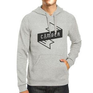 Camper Unisex Grey Graphic Hoodie Summer Camp Trip Must Have Items - 365INLOVE