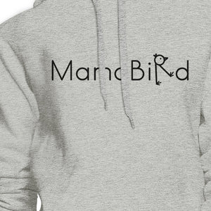 MamaBird Unisex Grey Hoodie Lovely Design Cute Gift Ideas For Wife - 365INLOVE