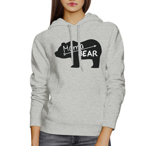 Mama Bear Unisex Gray Cute Hoodie Unique Gift Ideas For New Moms - 365INLOVE