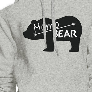 Mama Bear Unisex Gray Cute Hoodie Unique Gift Ideas For New Moms - 365INLOVE
