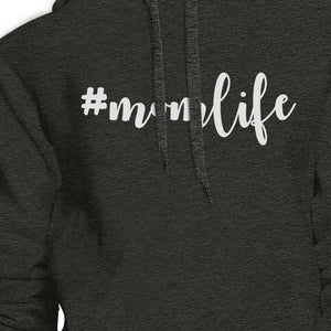 Momlife Dark Grey Unisex Hoodie Unique Design Perfect Gift For Moms - 365INLOVE