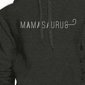 Mamasaurus Dark Gray Unisex Graphic Hoodie Birthday Gift For Moms - 365INLOVE