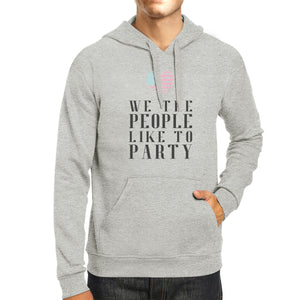 We The People Unisex White Funny Independence Day Design Hoodie - 365INLOVE