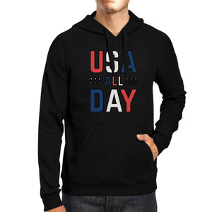 USA All Day Cute Pullover Hoodie For 4th Of July Special Design - 365INLOVE