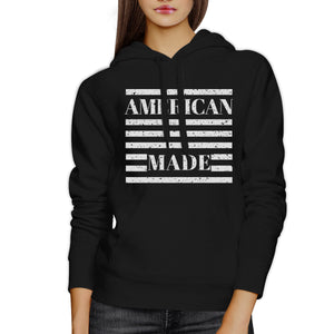 American Made Unisex Black Trendy Graphic Hoodie For 4th Of July - 365INLOVE