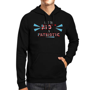 I Put The Riot In Patriotic Unisex Black Hoodie Funny Design Fleece - 365INLOVE