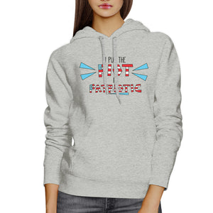 I Put The Riot In Patriotic Unisex Grey Hoodie Patriotic Gift Ideas - 365INLOVE