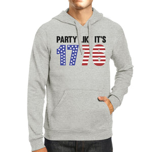 Party Like Its 1776 Humorous Design Pullover Fleece For 4th of July - 365INLOVE