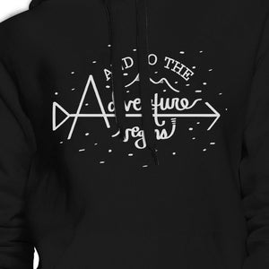 And So The Adventure Begins Black Hoodie