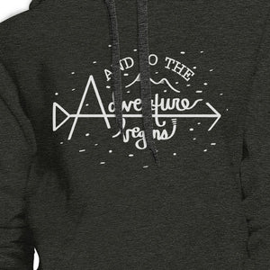 And So The Adventure Begins Dark Grey Hoodie