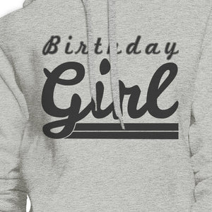 Birthday Girl Grey Hoodie