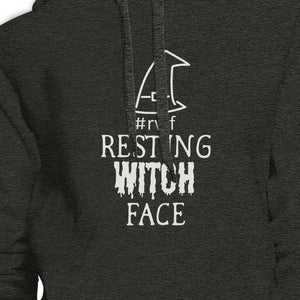 Rwf Resting Witch Face Dark Grey Hoodie