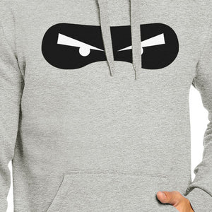 Ninja Eyes Grey Hoodie