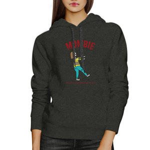 Mombie Sleep Deprived Still Alive Dark Grey Hoodie