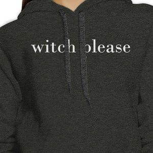 Witch Please Dark Grey Hoodie