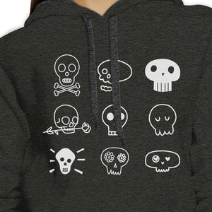 Skulls Dark Grey Hoodie