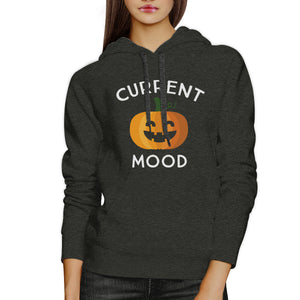 Pumpkin Current Mood Dark Grey Hoodie