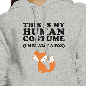 This Is My Human Costume Fox Grey Hoodie