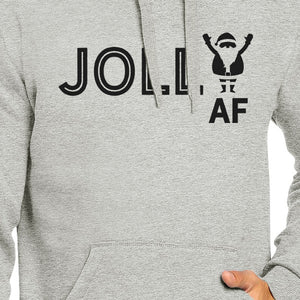 Jolly Af Grey Hoodie