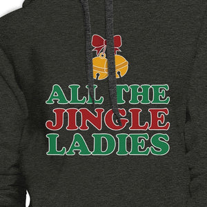 All The Jingle Ladies Dark Grey Hoodie