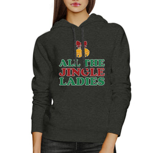 All The Jingle Ladies Dark Grey Hoodie