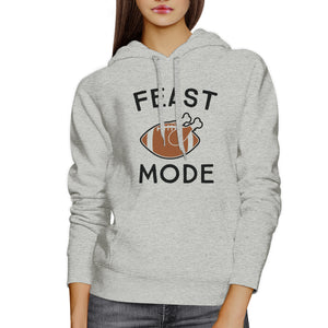 Feast Mode Grey Hoodie