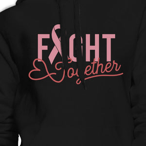 Fight Together Breast Cancer Awareness Black Hoodie