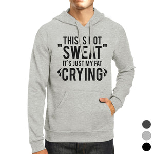 Fat Crying Unisex Pullover Hoodie Workout Gift Hooded Sweatshirt