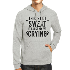 Fat Crying Unisex Pullover Hoodie Workout Gift Hooded Sweatshirt