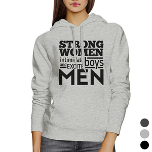 Strong Women Unisex Pullover Hoodie Humorous Work Out Hoody Gifts