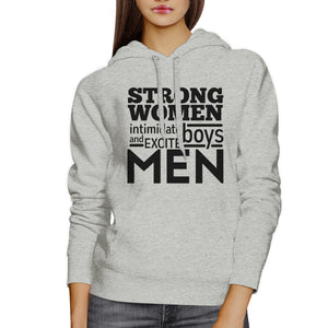 Strong Women Unisex Pullover Hoodie Humorous Work Out Hoody Gifts