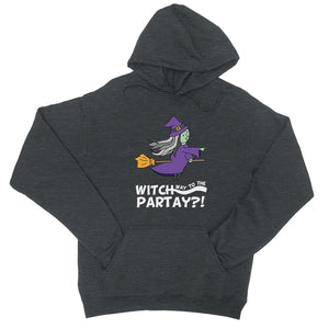 Witch Way To Partay Unisex Pullover Hoodie