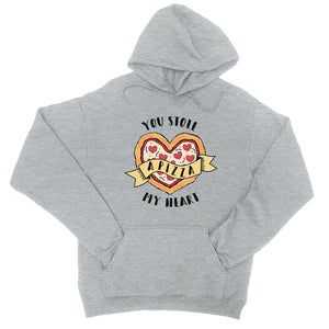 Stole Pizza My Heart Unisex Pullover Hoodie Cute Anniversary Gift